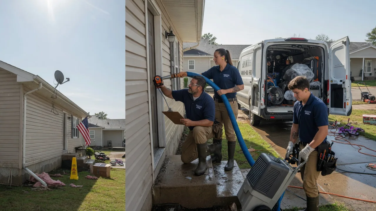 Ceiling Water Damage Restoration in Diamondville, WY near me